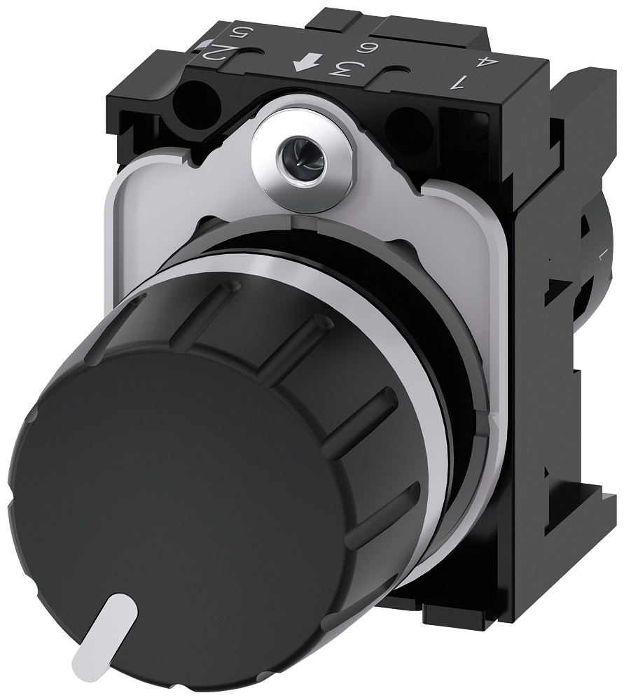 G_IC03_XX_07747P 3SU1200-2PS10-1AA0 Potentiometer, black - Зображення 1