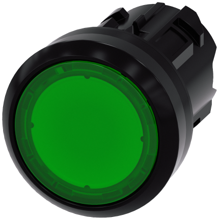 3SU1001-0AB40-0AA0 Illuminated pushbutton, green