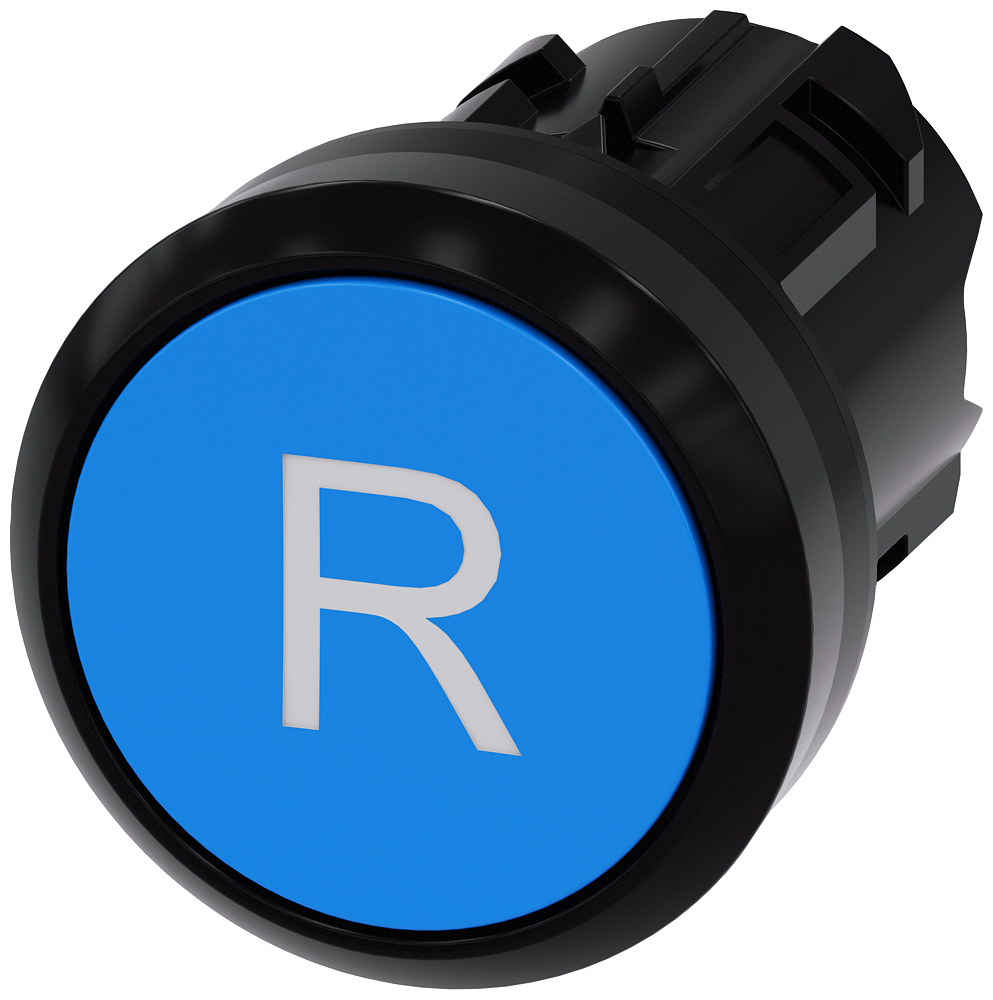 G_IC03_XX_08308P 3SU1000-0AB50-0AR0 Pushbutton, blue - Зображення 1