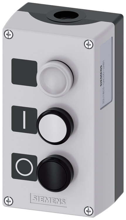 3SU1803-0AC00-2AB1 Enclosure plastic, 3 control points
