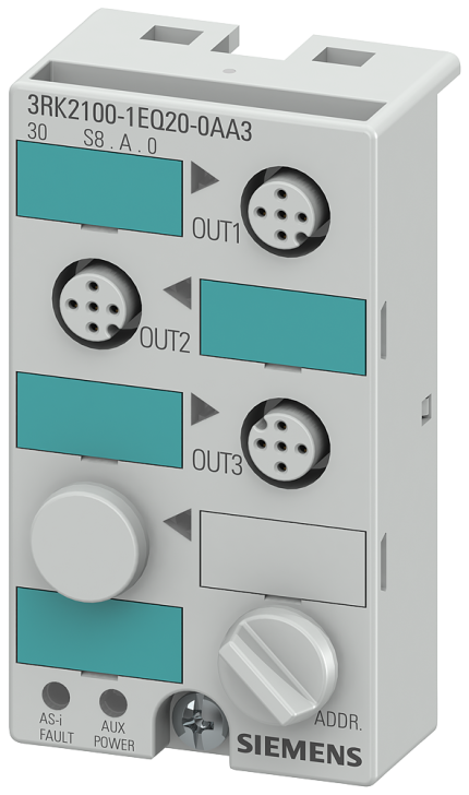 3RK2100-1EQ20-0AA3  AS-INTERFACE COMPACT MODULE K45