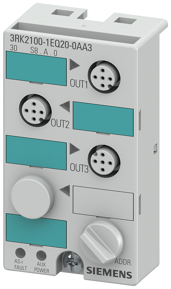 G_IC03_XX_16447P 3RK2100-1EQ20-0AA3 AS-INTERFACE COMPACT MODULE K45 - Зображення 1