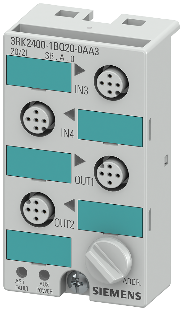 G_IC03_XX_16450P 3RK2400-1BQ20-0AA3 AS-INTERFACE COMP. MODULE K45, - Зображення 1