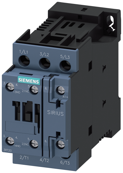 3RT2027-1NF30 CONTACTOR,AC3:15KW 1NO+1NC AC/DC...