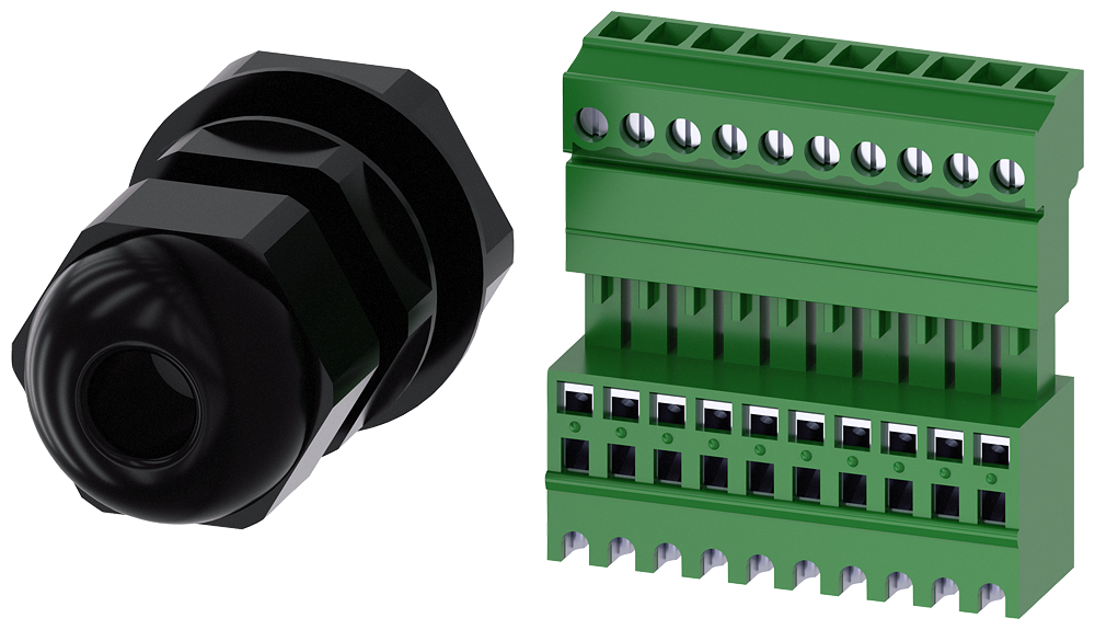 G_IC03_XX_22961P 3SU1900-0JD10-0AA0 Metric cable gland M25 for IO-Link - Зображення 1