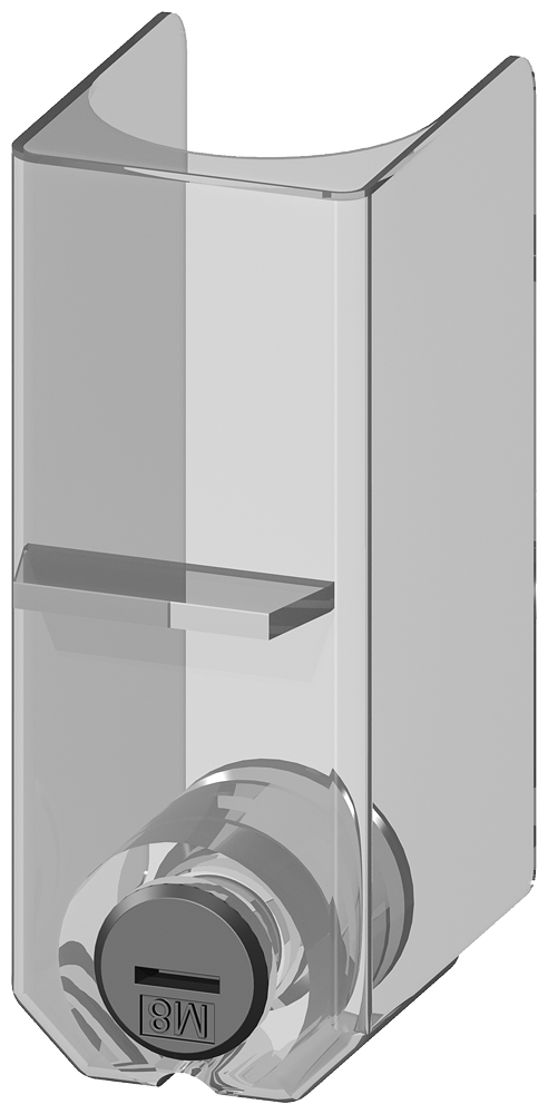 G_IC03_XX_24602P 3TX6526-3B TERMINAL COVER,TRANSPARENT - Зображення 1