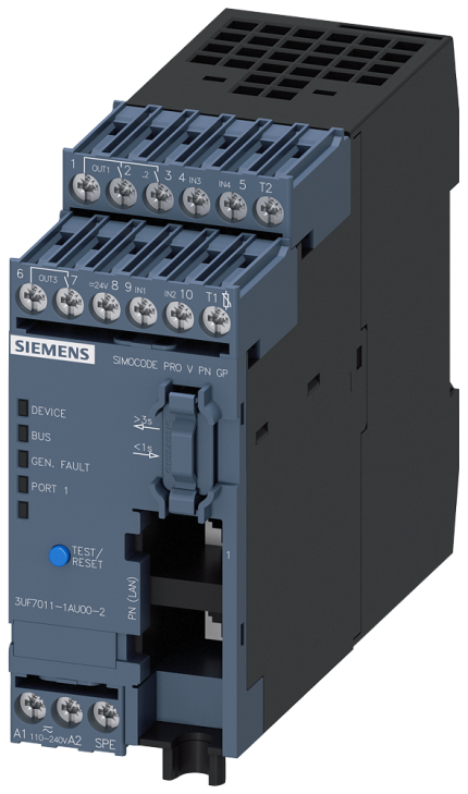 3UF7011-1AU00-2  BASIC UNIT SIMOCODE PRO V PN GP