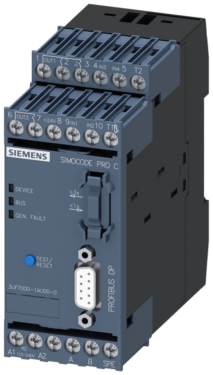 3UF7000-1AU00-0AX0 BASIC UNIT SIMOCODE PRO C;