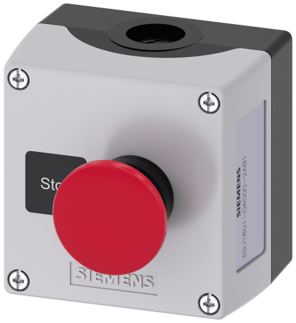 3SU1801-0AS00-2AB1  Enclosure plastic, 1 control point