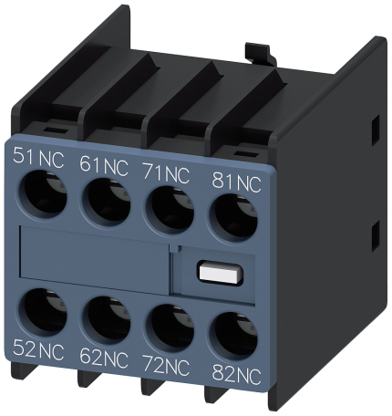 3RH2911-1GA04 AUX. SWITCH BLOCK, 4NC
