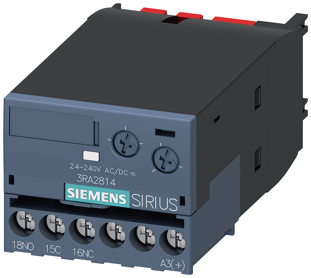 G_NSA0_XX_00642P 3RA2814-1AW10 AUX SWITCH OFF-DELAY UC24-240V 0... - Зображення 1