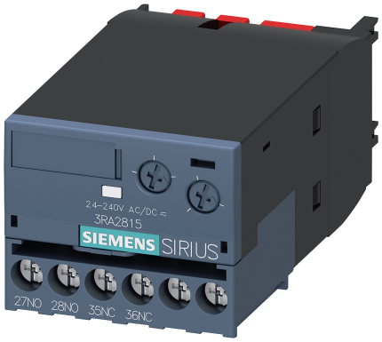 3RA2815-1FW10  AUX SWITCH OFF-DELAY UC24-240V 0...