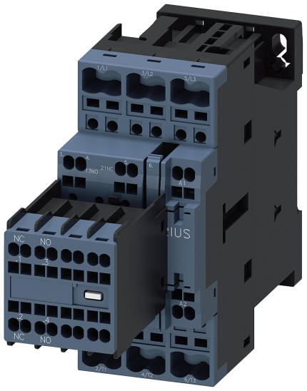 3RT2026-2AB04  CONTACTOR,AC3:11KW 2NO+2NC AC24V...