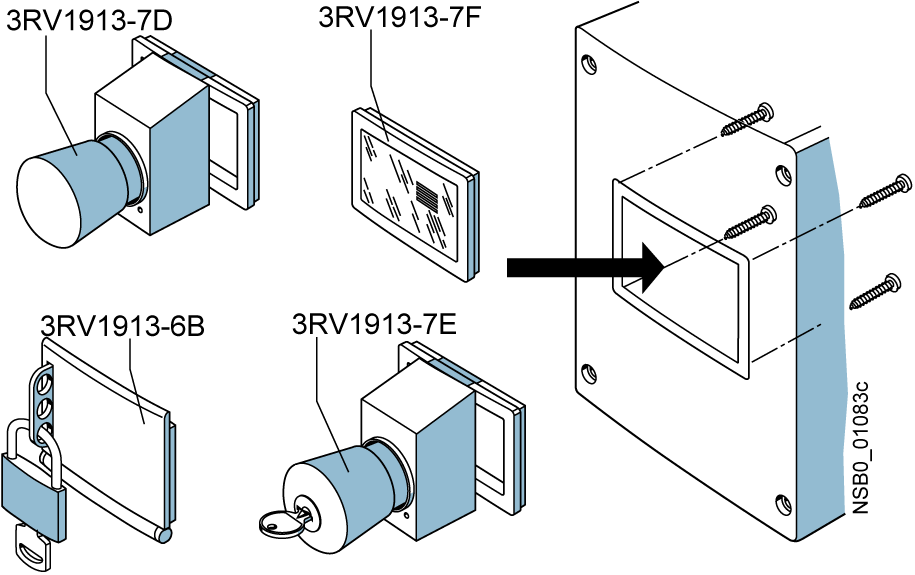 G_NSB0_XX_01083P 3RV1913-7F ACTUATING MEMBRANE WITH FRAME - Зображення 1