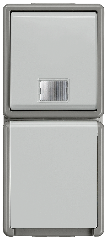 P_I201_XX_03407P 5TD4811 DELTA FL.AP IP44,P.BUTTON COMBIN... - Зображення 1