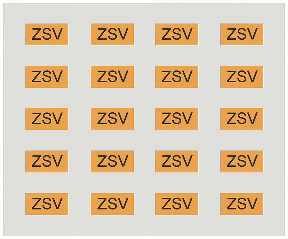 P_I201_XX_03920P 5UH1085 SCHUKO-LABELING SET ZSV - Зображення 1
