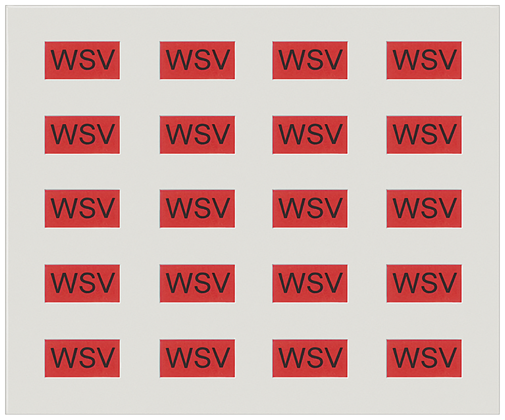 P_I201_XX_03921P 5UH1086 SCHUKO-LABELING SET WSV - Зображення 1