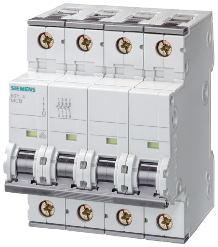 5SY8615-7  CIRCUIT BREAKER 25KA 3P+N C1.6