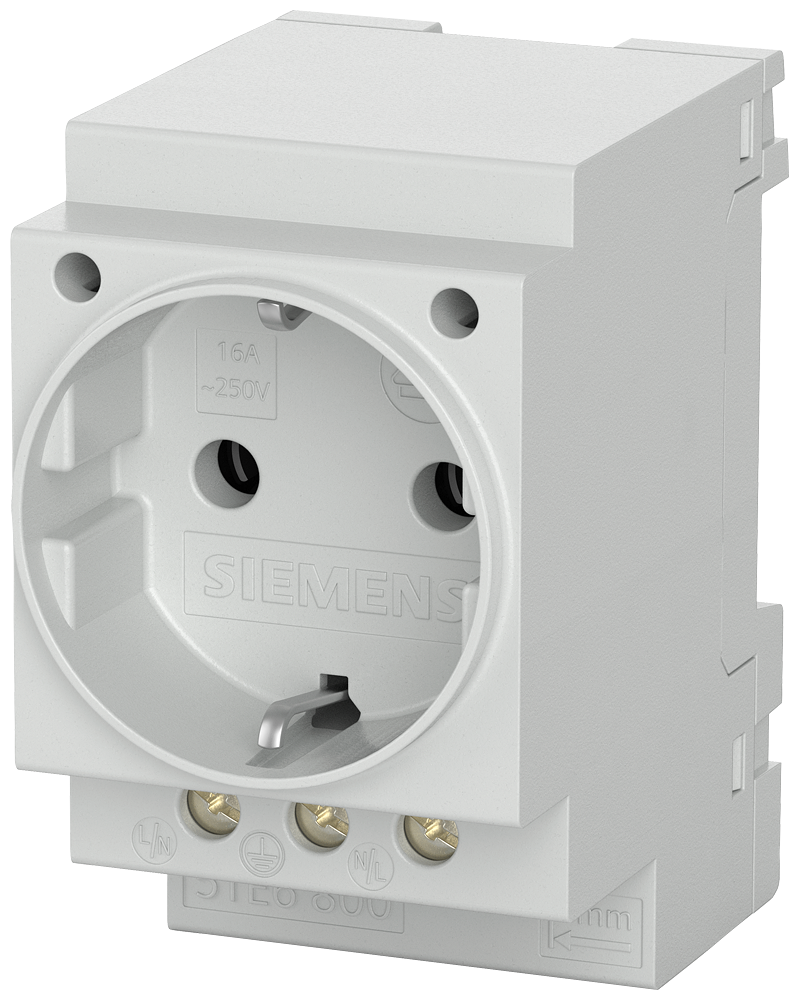 P_I201_XX_04791P 5TE6800 SCHUKO SOCKET 16A 3-POLE - Зображення 1