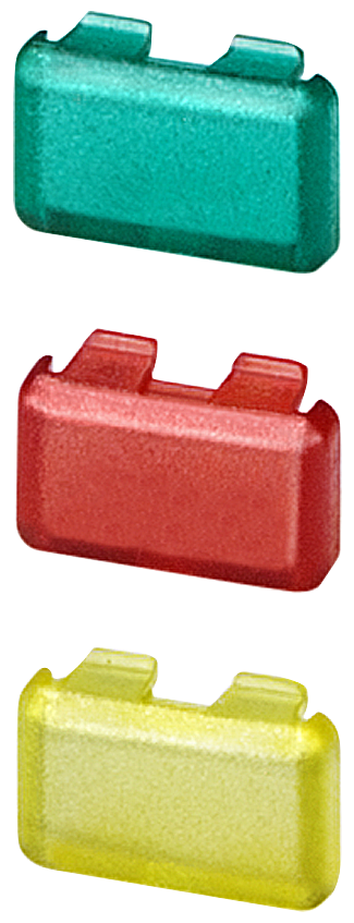 5TG8070 CAP-SET FOR PUSHBUTTON 1XR+YELL....