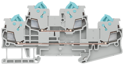 8WH3020-0AE00  2-TIER TERM. 1.5 MM2, GRAY