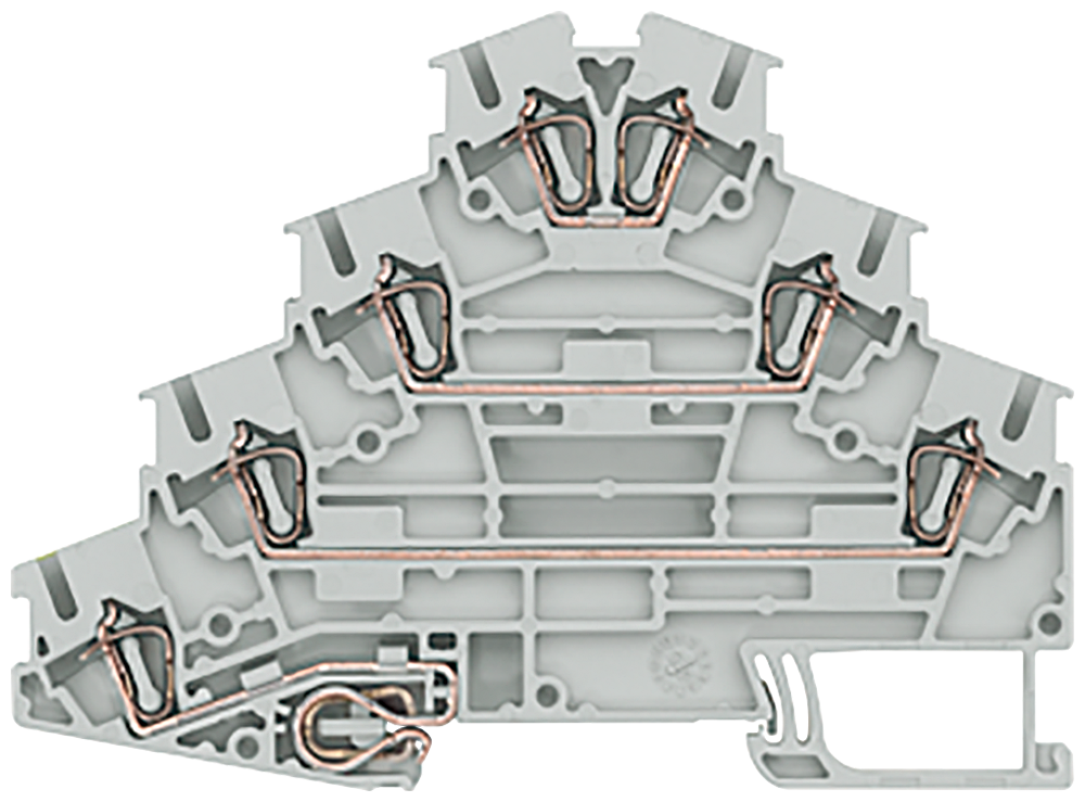 P_I201_XX_05172P 8WH2040-4LF00 4-TIER MOTOR TERM. 2.5MM2, GRAY - Зображення 1
