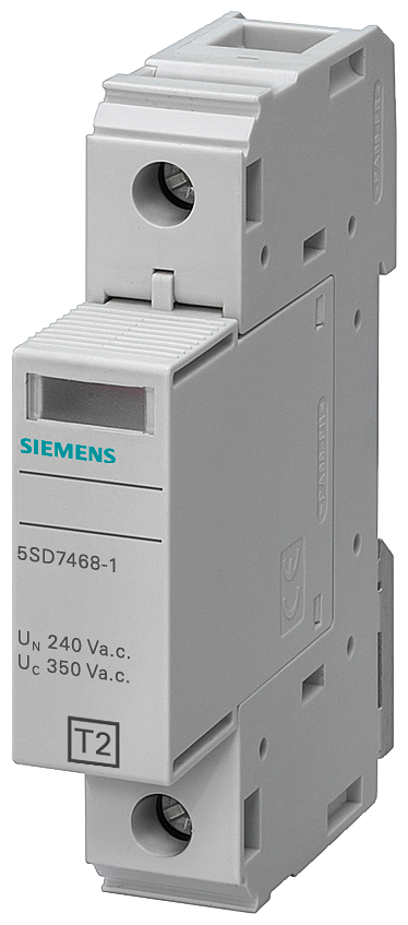 5SD7461-0 SURGE ARR.C/T2/II 350V 1P L-N