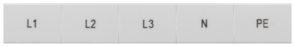 8WH8120-7AA15 LABELS, L1,L2,L3,PE,N, GR.15