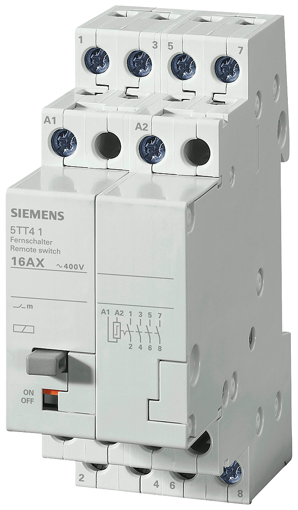 P_I201_XX_05453P 5TT4114-1 REMOTE SWITCH 4NO DC 110V 16A - Зображення 1