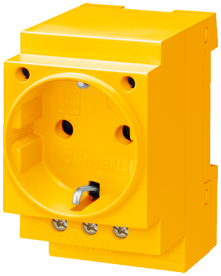 5TE6810  INSTALLATION SOCKET VDE YELLOW