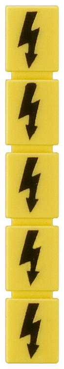 8WH9067-5AA06 WARNING COVER 35MM, YELLOW