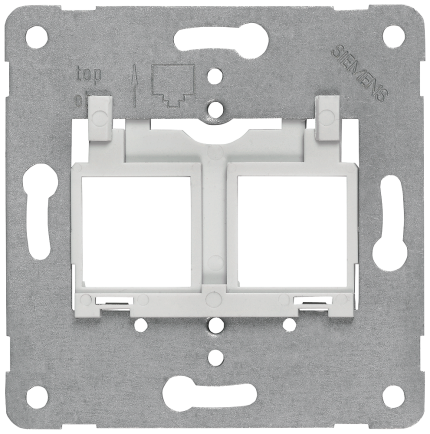 5TG2058-3  SUPPORT PLATE MODULAR-JACK GREY