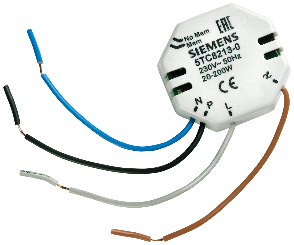 P_I201_XX_08302P 5TC8213-0 ELECTRONIC DIMMER FOR CFL LAMPS - Зображення 1