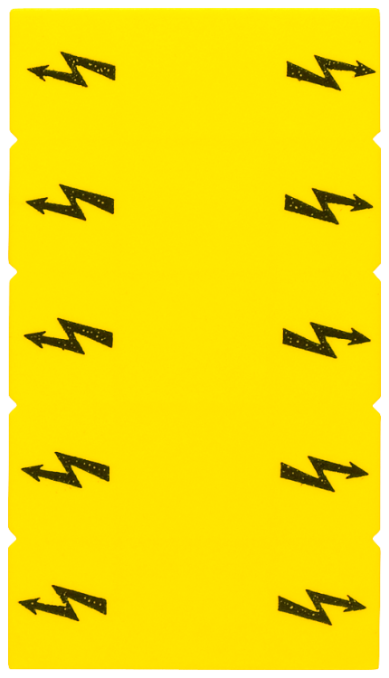 8WH9065-5BA06 WARNING COVERS 10,2MM, YELLOW