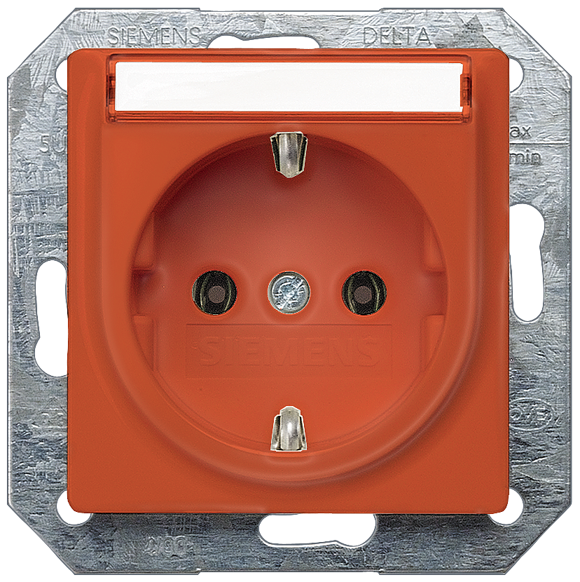 P_I202_XX_00652P 5UB1538 I-SYST. SCHUKO+PLATE ORANGE - Зображення 1
