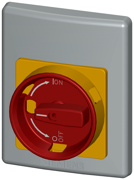 3RV1923-4E MOULDED PLASTIC FRONT PLATE,