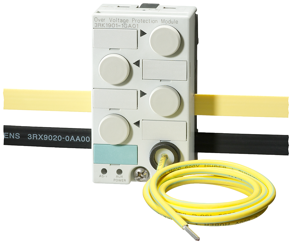 P_NSA0_XX_01387P 3RK1901-1GA01 AS-I OVERVOLTAGE PROTECTION MODULE - Зображення 1