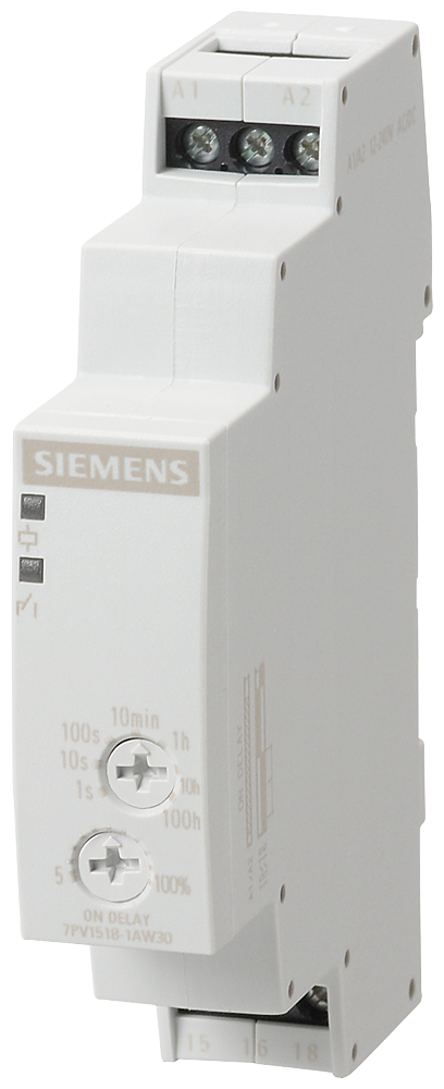 7PV1518-1AW30  TIME RELAY,  MOUNT. ON-DELAY