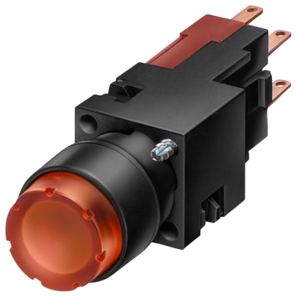 3SB2226-0LF01 ILL. PUSHBUTTON, BLUE, W2X4.6D, ...