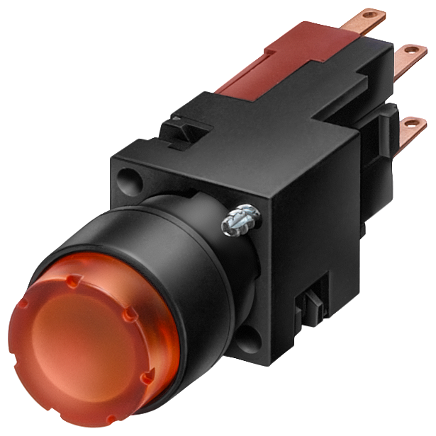 P_NSD0_XX_00785P 3SB2226-0LD01 ILL. PUSHBUTTON, YEL., W2X4.6D, ... - Зображення 1