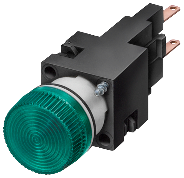 P_NSD0_XX_00794P 3SB2224-6BE06 INDIC. LIGHT, GREEN, W2X4.6D, 24V - Зображення 1